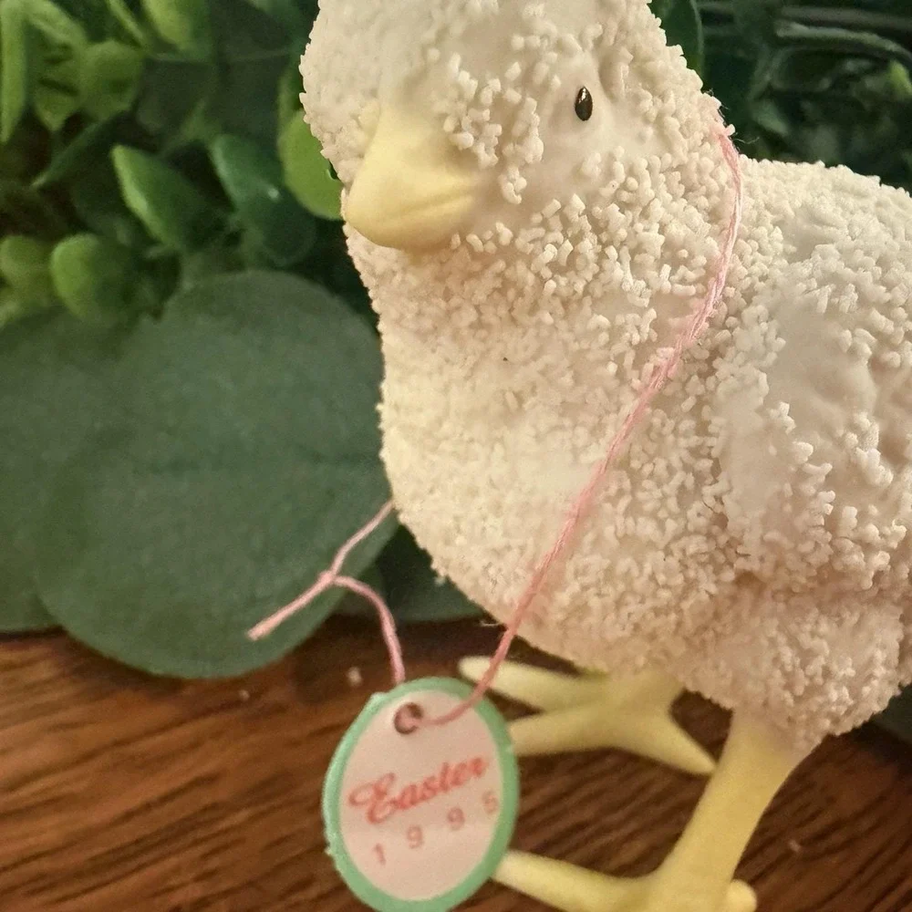 Department 56 Easter Chick‎ 1995 Vintage Spring Animal Figurine Tagged